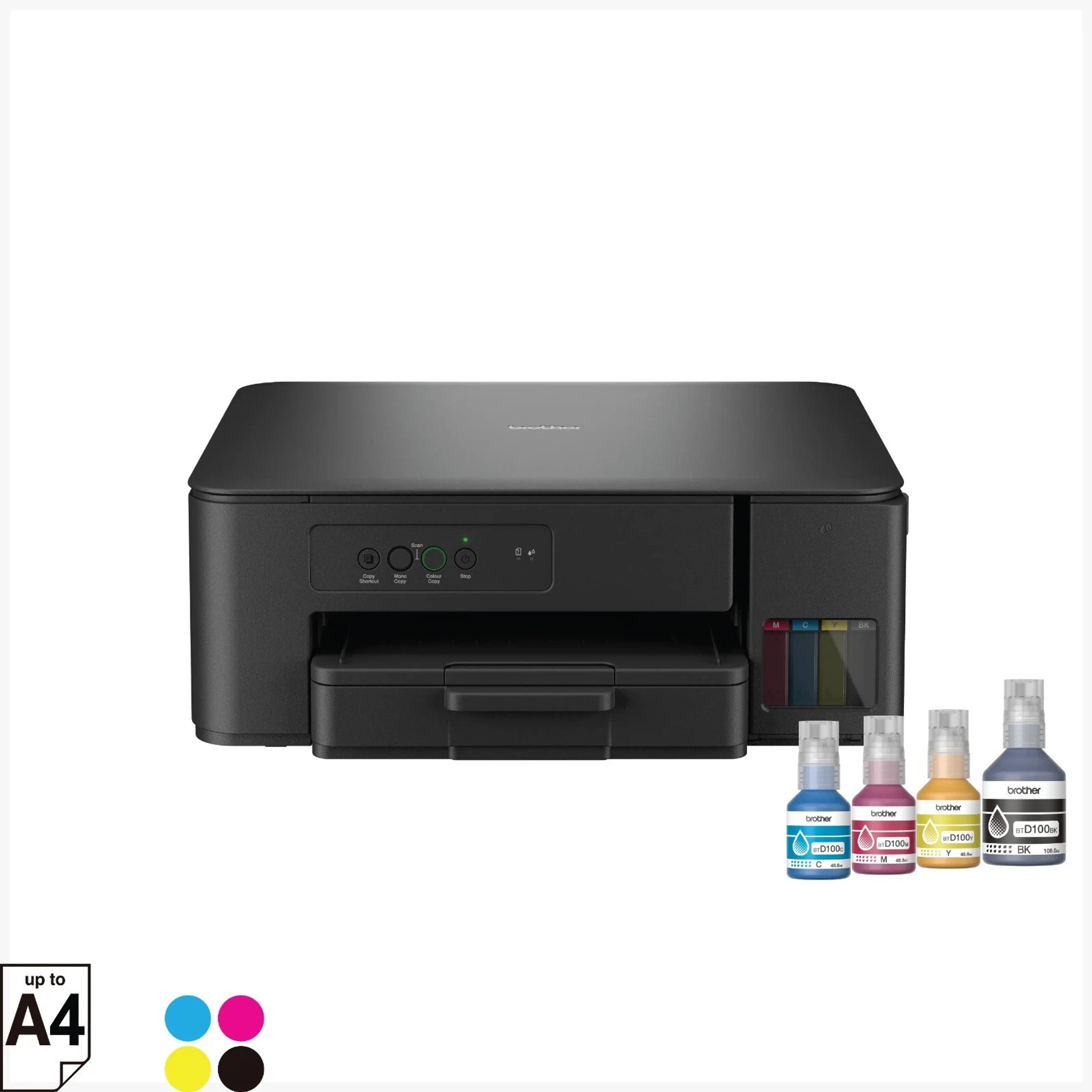Brother DCP-T230 Multifunction (Print Scan Copy) Ink Tank Printer