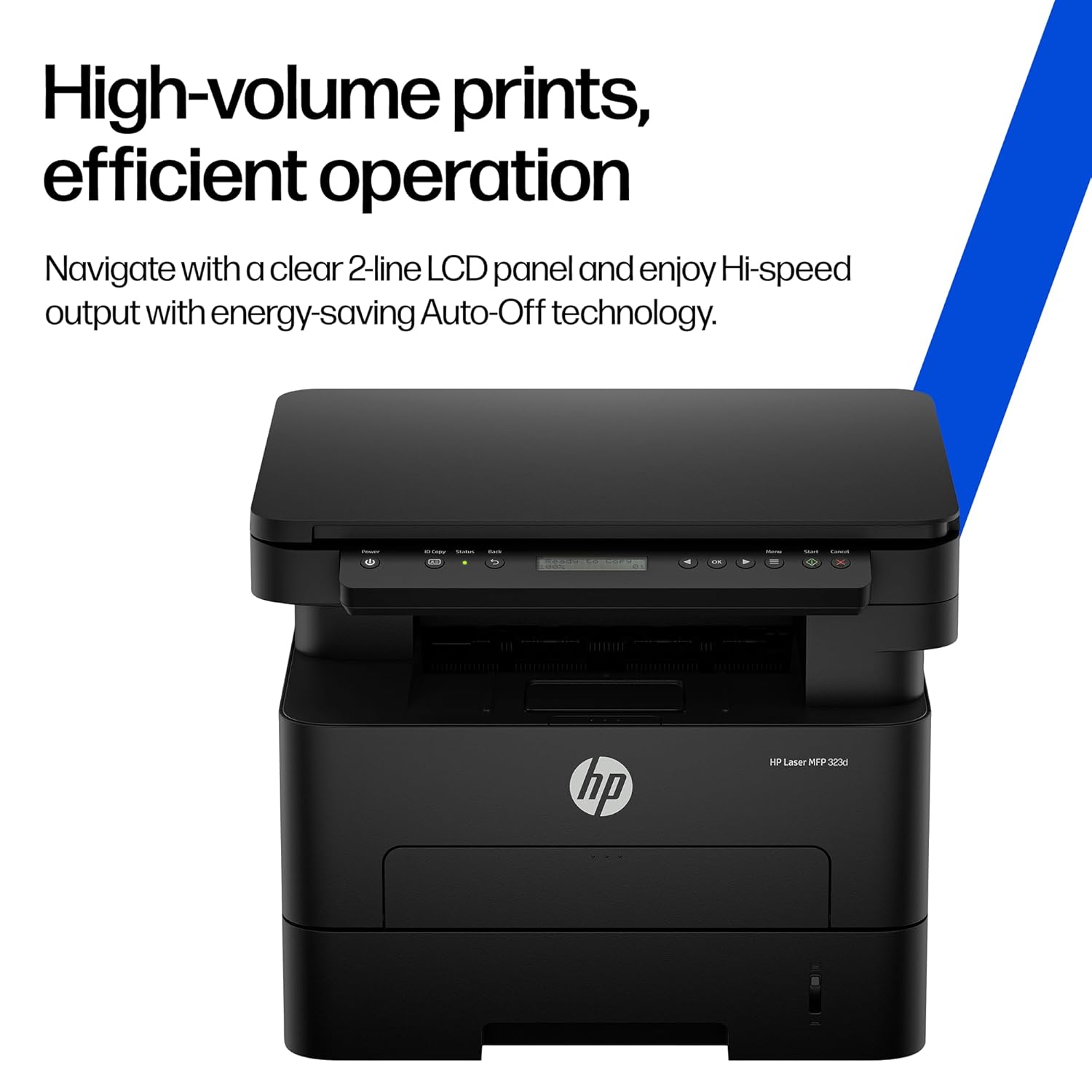 HP 323d Auto Duplex Laser Printer (New Launch), Print Scan Copy,LCD Display, 30 PPM, 256 MB Memory, USB 2.0, Black
