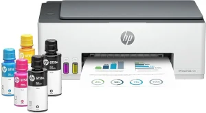 HP Smart Tank 520 All-in-One Colour Printer | 1 Extra Black Ink Bottle | 1+1 Year Extended Warranty on Registration| Up to 8000 Black & 6000 Colour Prints | Print,Scan & Copy for Office/Home