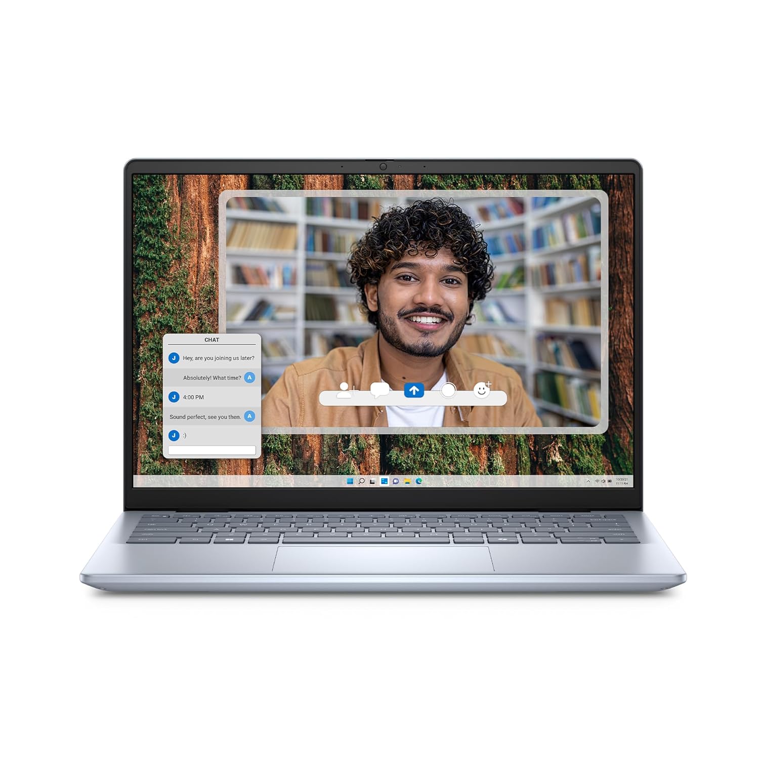 Dell Inspiron 5445 Thin & Light Laptop, AMD R5-8540U Processor, 16GB DDR5 + 512GB SSD, 14\" (35.52cm) FHD+AG 250nits Display, Backlit KB, Win 11 + MSO\'21, 15 Months McAfee, Ice Blue, 1.61kg