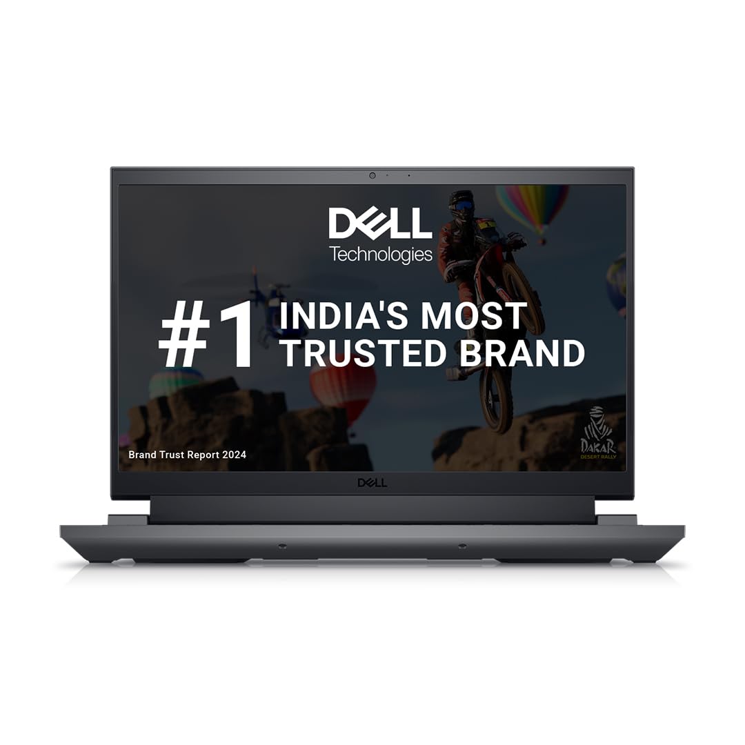 DELL G15-5530 Intel Core i5 13th Gen 13450HX - (8 GB/512 GB SSD/Windows 11 Pro/6 GB Graphics/NVIDIA GeForce RTX GEFORCE RTX 3050/120 Hz) G15-5530 Gaming Laptop (15.6 Inch, Dark Shadow Gray, 2.65 kg, With MS Office)