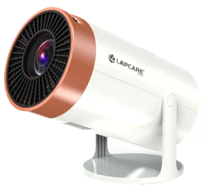 LAPCARE LLP-012 LED Projector with 1080p HD Resolution, Rotatable Design, Built-in Streaming Apps, 2500 Lumens, Screen Mirroring, 3 W Speaker, 1 GB RAM & 8GB ROM (White)