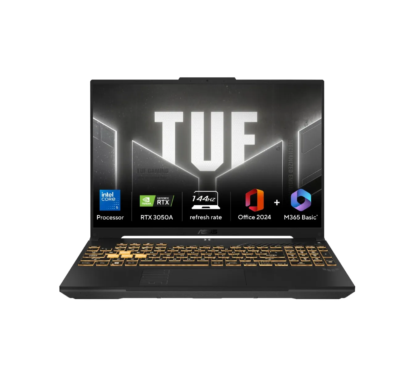 ASUS TUF Gaming F16, Gaming Laptop, Intel Core 5 210H, RTX 3050A GPU (16GB/512GB/40.64 cms (16) FHD+/Windows 11 Home) FX607VB-RL087WS
