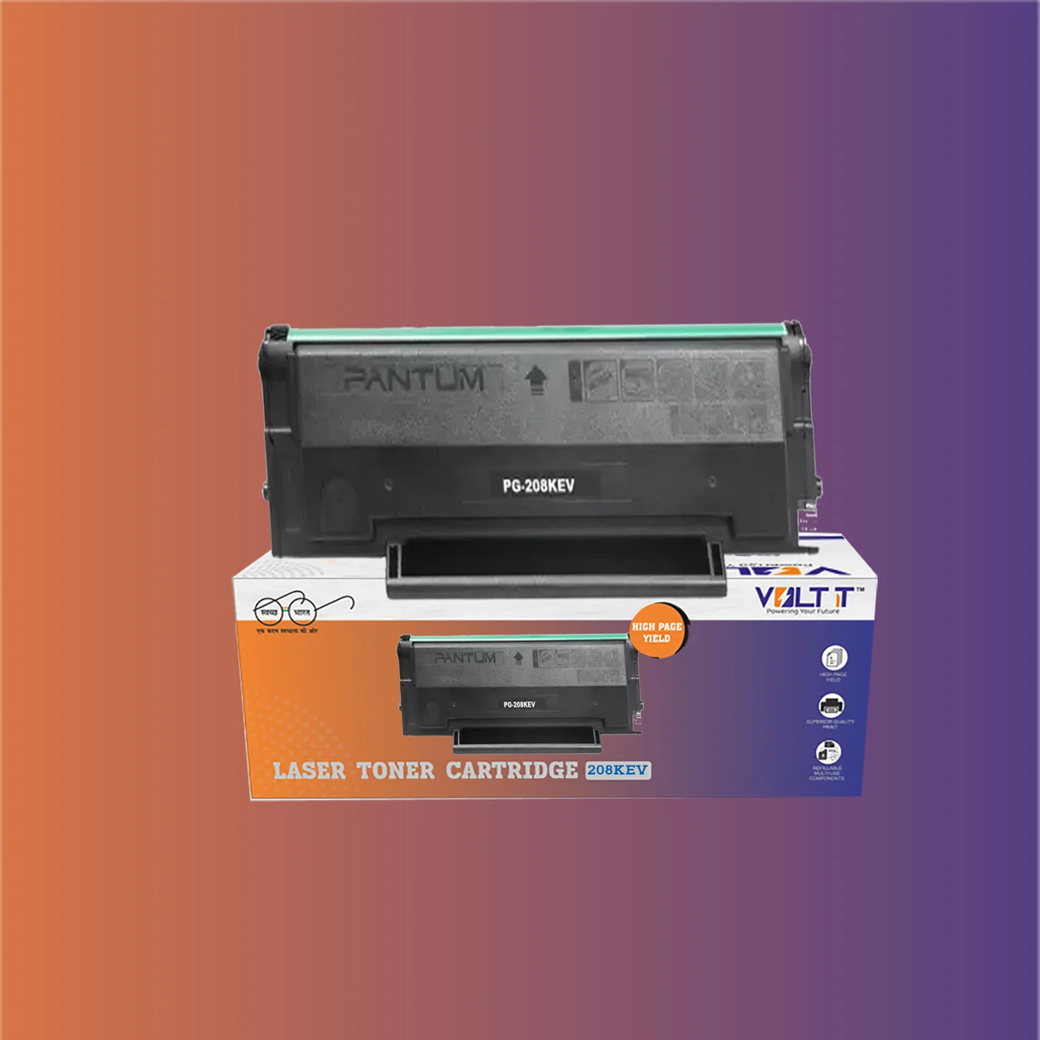 VOLT IT PANTUM 208 COMPATIBLE LASER TONER CARTRIDGE