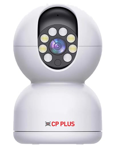 CP-Plus 2MP P21 Smart Wi-fi CCTV Camera | 360Â° & Full HD Home Security | Full Color Night Vision | 2-Way Talk | Advanced Motion Tracking | SD Card Support (Upto 256GB) | IR Distance 20Mtr | EZ-P21