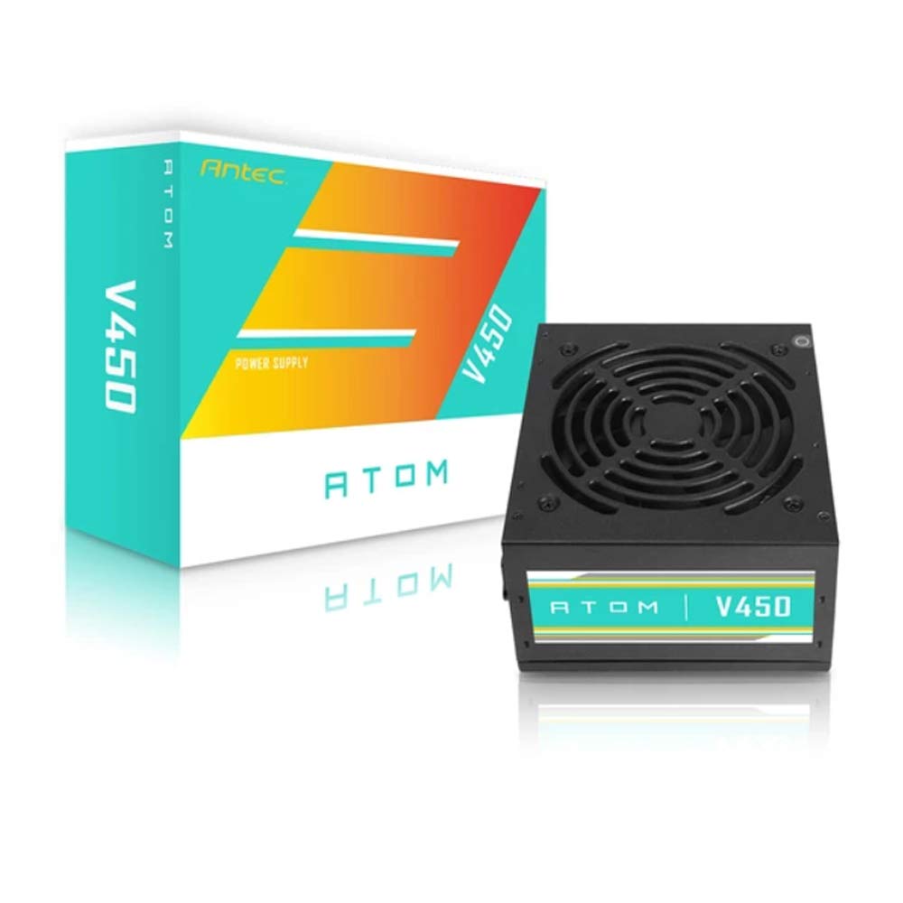 Antec Atom V450 450W Power Supply Non Modular Gaming PSU