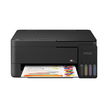 Epson EcoTank L3310 (New Launch) InkTank A4 Colour Printer, Scanner, Copier for Home & Office, 5760x1440dpi Resolution, Low Printing Cost at just 9 Paise per Black Print and 33 Paise per Colour Print