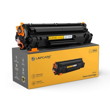 LAPCARE 88A/CC388A Laser Toner Printer Cartridge | for HP Laser Jet P1007/P1008/P1106/P1108, Pro M1136/M1213nf/M1216, Pro M202dw / MFP M128/ M226 | Up to 1500 Pages Yield