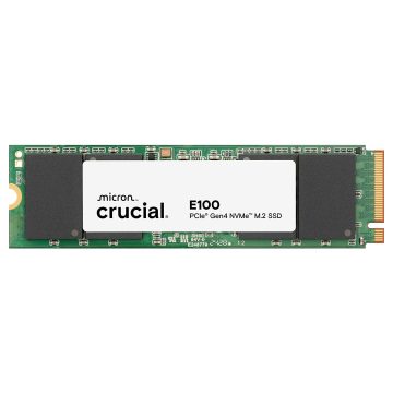 Crucial E100 1TB M.2 NVMe PCIe Gen4 Internal SSD, Up to 5,000MB/s, Laptop & Desktop Compatible - CT1000E100SSD8