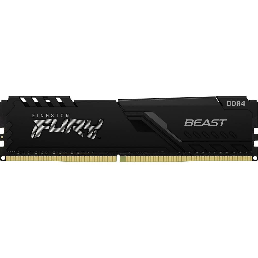 Kingston FURY 8GB 3200MHz DDR4 CL16 DIMM Fury Beast Black, Non RGB (KF432C16BB/8)