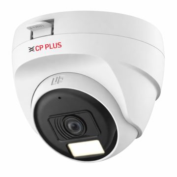 CP-Plus DC24PL3C-L 2.4MP HD Dual Light Hybrid Illumax Full Color-On-Motion IR Dome Security Camera | 3.6 mm Fixed Lens | Illumination Range of 30 Mtrs, IP67- CP-URC-DC24PL3C-L