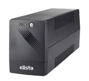 Elista 1KVA(1000VA)/600 W Line Interactive UPS for Desktop PCs, Laptops, Routers, Networking Devices and Gaming Consoles with Automatic Voltage Regulation, Overload Protection,Generator Compatible