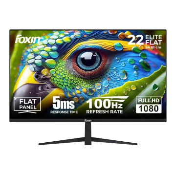 Elite 22 Inch Full HD Flat LED Monitor - Black