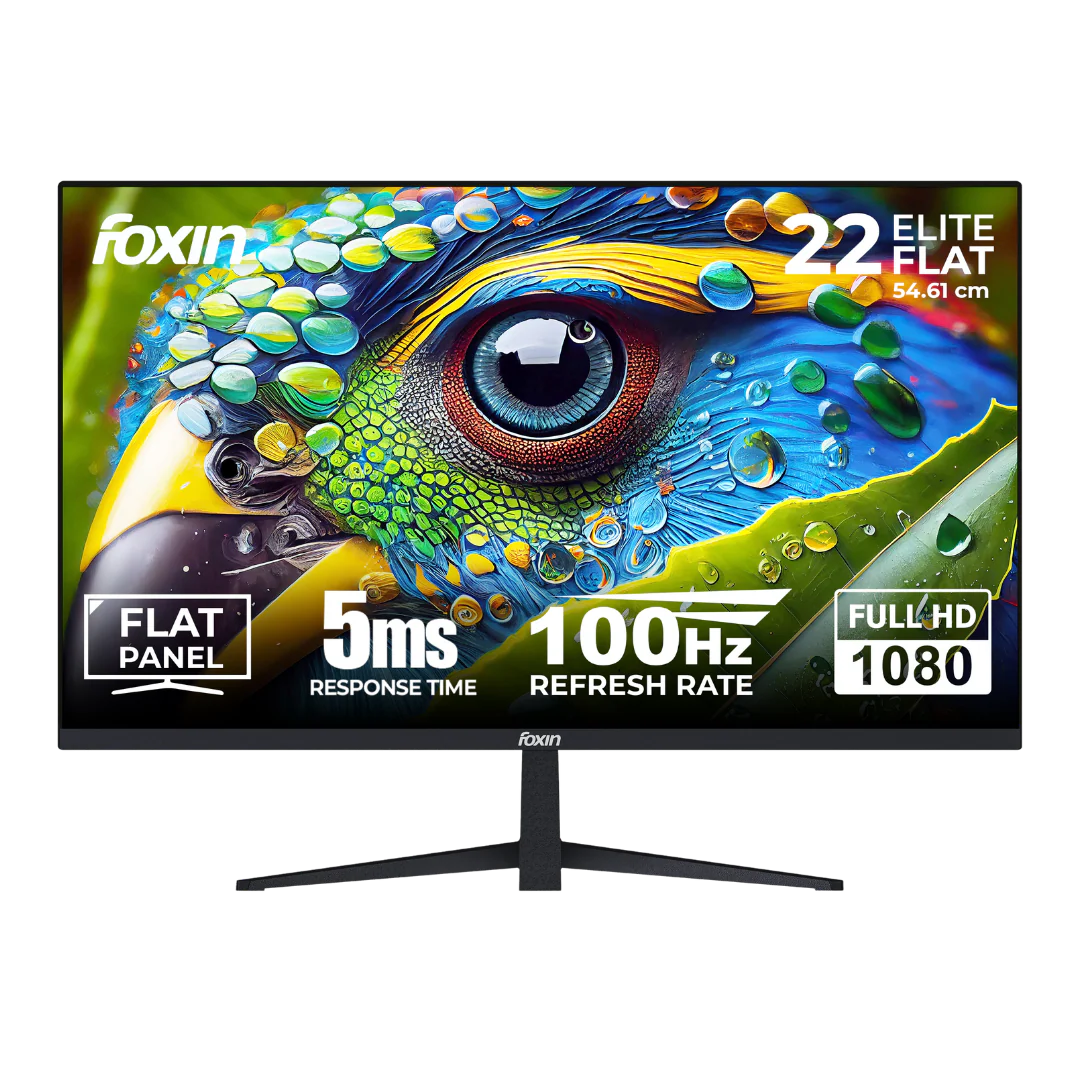 Elite 22 Inch Full HD Flat LED Monitor - Black