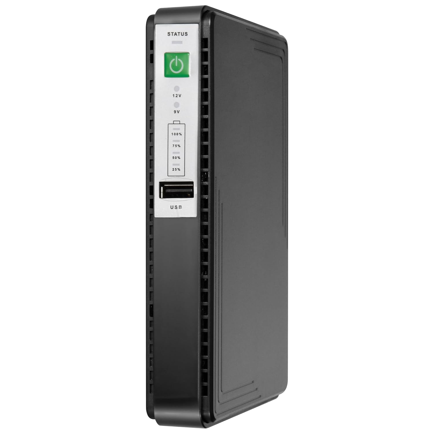 Artis AR-MINIDC Mini UPS for WiFi Router/Modem/CCTV/Set top Box. 8800mAh Battery. Supports 9V/12V-1A/1.5A/2A Routers. USB Port Phone Charging.Battery Level Indicator. BIS Certified, Black.