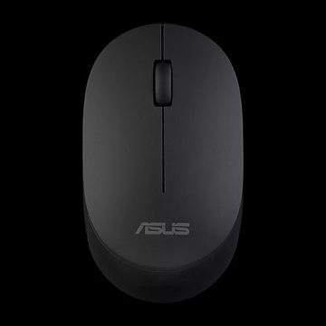 ASUS Wireless Mouse MW103, Silent Click Design with Ambidextrous Shape, 1600DPI Resolution, RF 2.4GHz Connectivity, 3 Years Warranty, Black