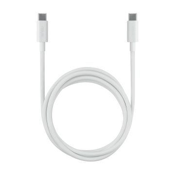 ASUS 100W USB-C to USB-C Cable (LCA51), 1.5M Fast Charging Cable with E-Marker Chip, 480Mbps Data Transfer, Durable TPE Material, Compatible with Laptops, Phones & Tablets â€“ White,44g, 2 Year Warranty