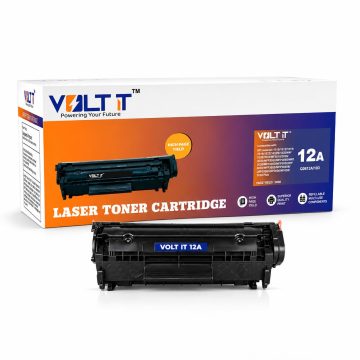 12A Laser Printer Cartridge Compatible with 1020, M1005, 1018, 1010, 1012, 1015, 1022, 1022N, 1022NW, 3015, 3020, 3030, 3050, 3050Z, 3052, 3055 / 12A Cartridge / Black