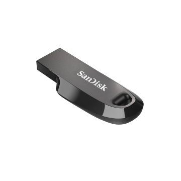 SANDISK Ultra Curve 128GB, USB 3.2, Flash Drive, 100MB/s R, Pendrive, Black (SDCZ550-128G-I35)