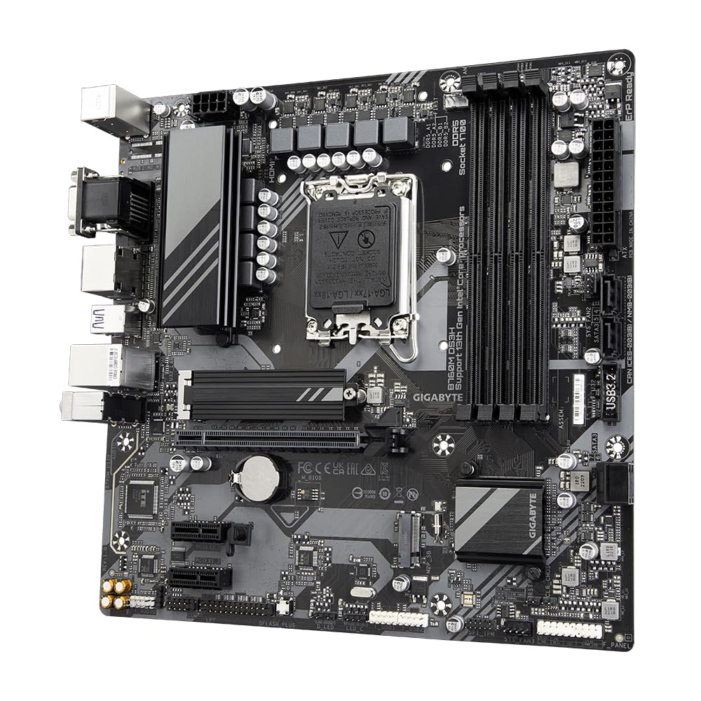 GIGABYTE B760M DS3H DDR5 Intel 13TH and 12TH GEN LGA 1700 M-ATX Motherboard