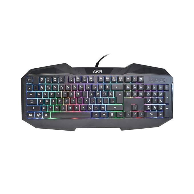 Foxin FGK-902 RGB Backlit Gaming Keyboard (Black)
