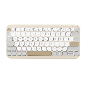ASUS Marshmallow KW100 Wireless Keyboard â€“ Oat Milk | Silent Scissor Keys,Compact Design,2-Year Battery Life, Compatible with Windows/Mac/Chrome/iOS & iPadOS Devices with Dedicated Copilot Key Visit the ASUS Store