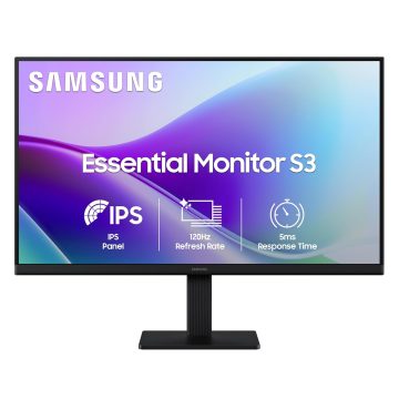 Samsung 22\" (55.88 cm) 120hz Flat Monitor|IPS Panel|FHD 1080p (1920 x 1080)|120 Hz|5 ms|Dual HDMI Ports (2EA)|Super Slim Borderless Design|Game Mode|Eye Saver Mode|Wall Mountable|LS22F320GAWXXL|Black