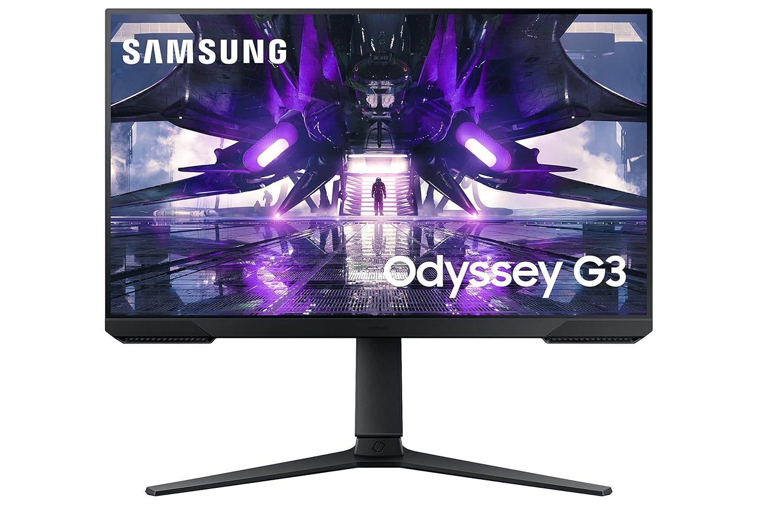 Samsung Odyssey G3 Gaming Monitor 68.5cm (27 inches), FHD 1920 X 1080, 165 Hz, 1ms(MPRT), AMD Freesync, DP, HDMI, Height, Tilt, Pivot Adjust Stand, Bezel Less, Eye-Saver (LS27AG320NWXXL, Black