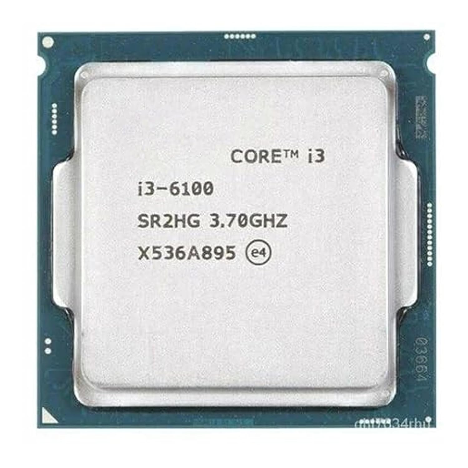 Core i3 6098/6100/6300/6320 6th Generation, 3.2/3.3/3.6/3.7/3.8/3.9 GHz, LGA 1151 Socket, 2 Cores, 4 Threads, 3/4 MB Cache, Desktop Processor, 1 Year Warranty (Silver) Brand: Generic
