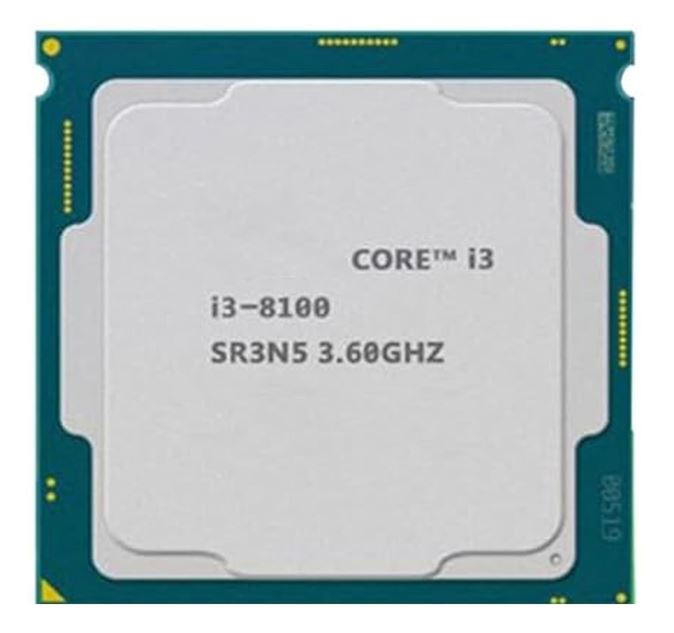Core i3 8100/8300/8350 8th Generation, 3.1/3.2/3.6/3.7/4.0 GHz, LGA1151 Socket, 4 Cores, 4 Threads, 6/8 MB Cache, LGA 1151 Desktop Processor, 1 Year Warranty (Silver)