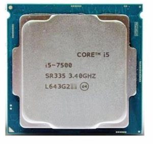 Core i5 7400/7500/7600 7th Generation, 2.4/2.7/2.8/3.0/3.4/3.5/3.8 GHz, LGA1151 Socket, 4 Cores, 4 Threads, 6 MB Cache,LGA 1151 Desktop Processor, 1 Year Warranty (Silver)