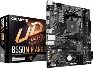Gigabyte B550M H ARGB M-ATX Motherboard
