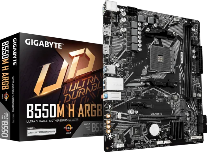 Gigabyte B550M H ARGB M-ATX Motherboard