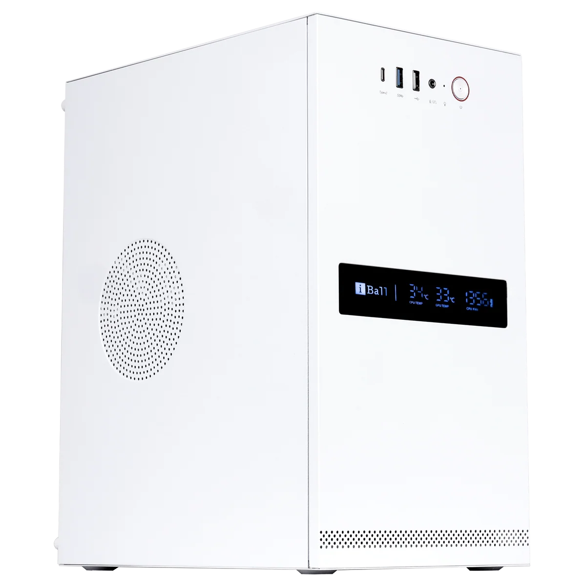 IBALL CABINET WITH SMPS MT-100CD WHITE