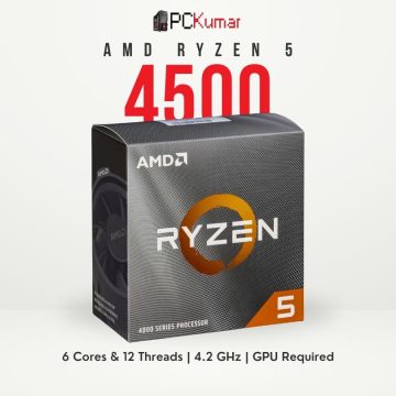 AMD Ryzen 5 4500 6 Core and 12 Thread AM4 Platform