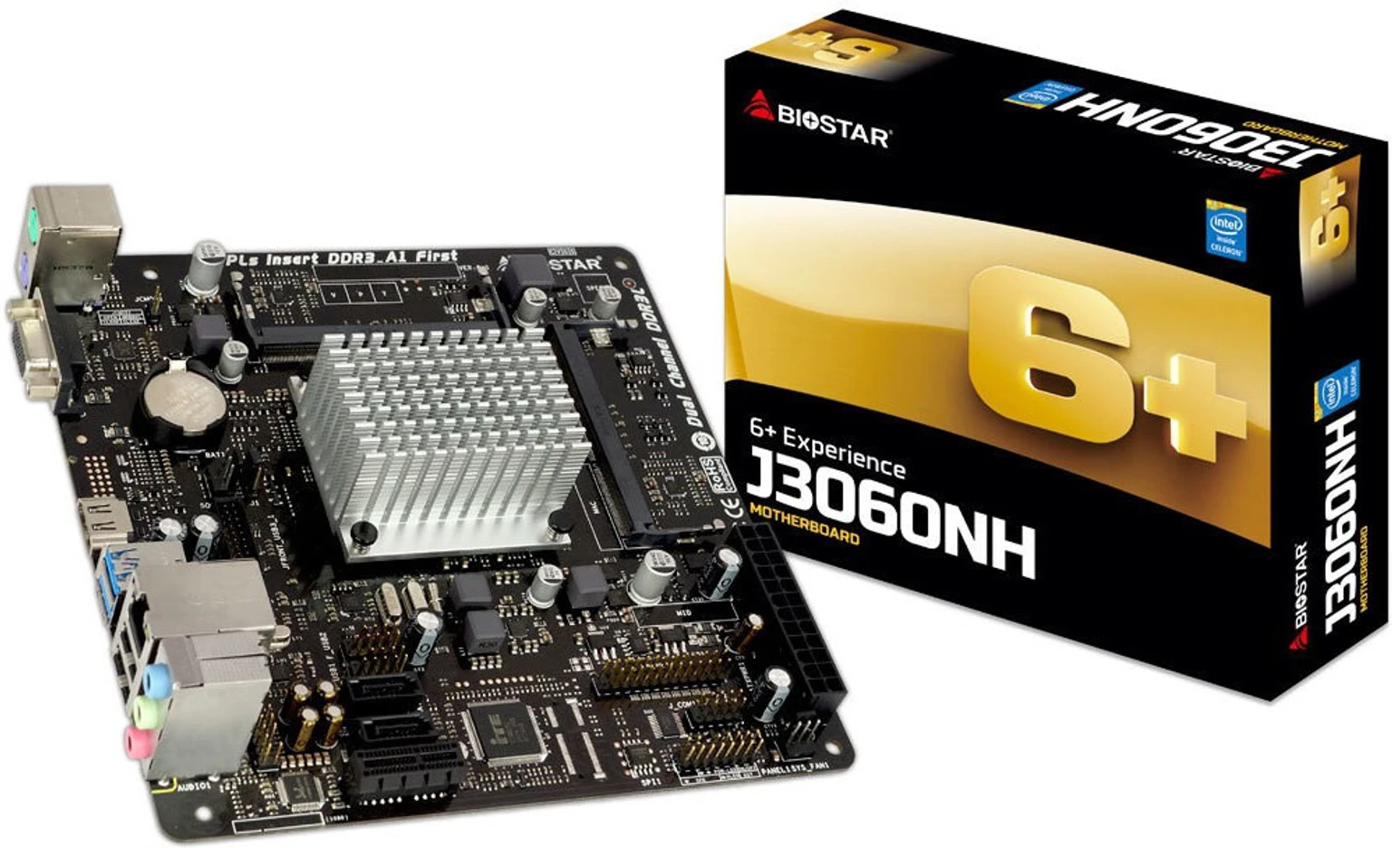 Biostar J3060NH LGA 1150Socket Mini-ITX Intel Z170 Chipset DDR3 Motherboard for Desktop