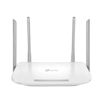 TP-Link EC220-G5 AC1200 Wireless Dual Band Gigabit Wireless Router 2.4 GHz, 5 GHz 1200 Mbps Wifi Speed Dual Band External Antenna Ethernet (Cable Broadband), Access Point Mode (White)