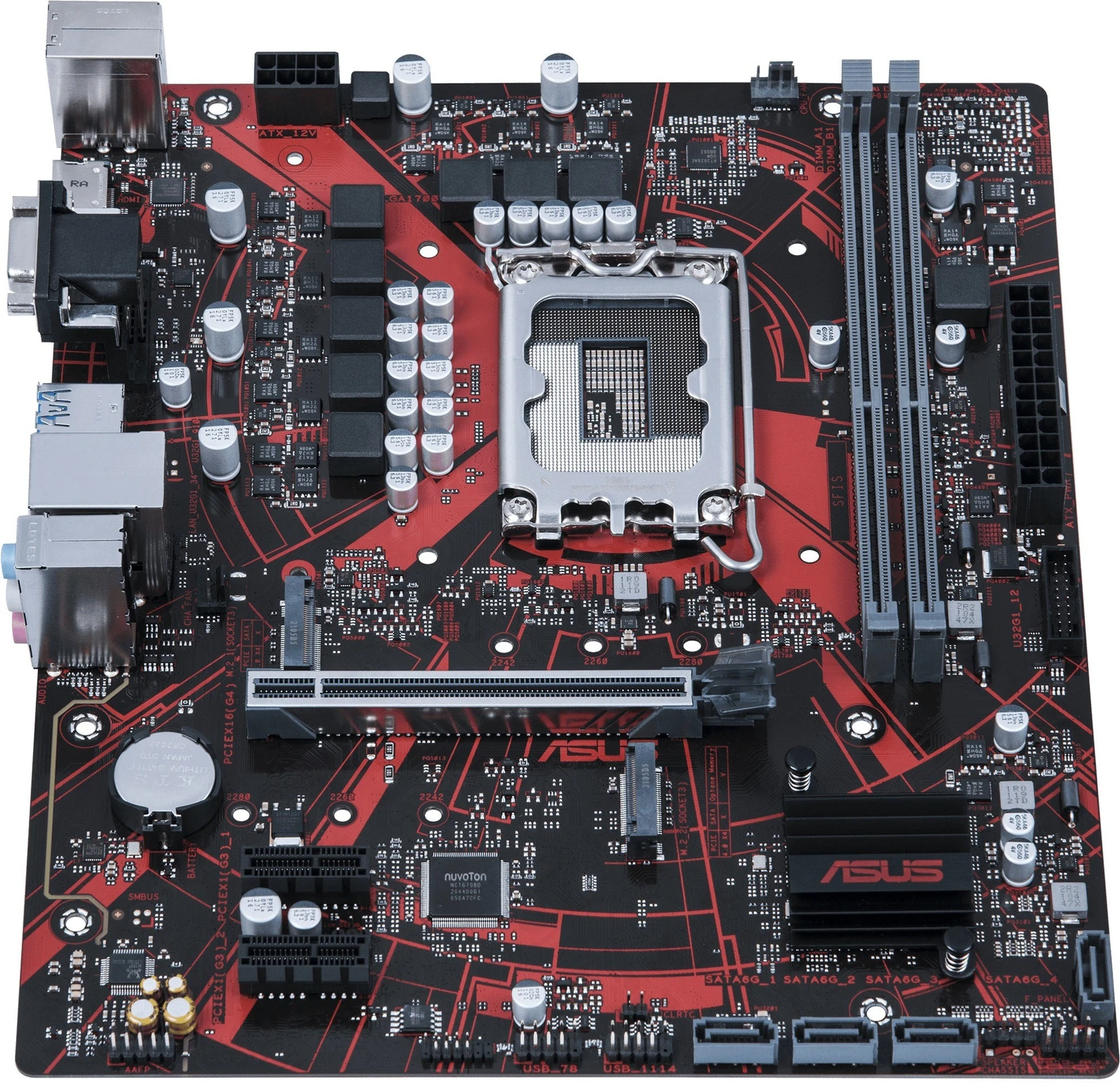 ASUS EX-B660M-V5 D4 LGA 1700Socket Micro-ATX Intel B660 Chipset DDR4 Motherboard for Desktop