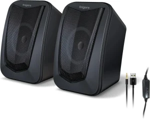 FINGERS FunBeats 6 W Laptop/Desktop Speaker (Black, Stereo Channel)