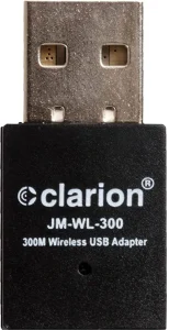 CLARION JM-WL-300 Wireless Adaptor for Desktop/Laptop Gaming Adapter (Black, For PC)