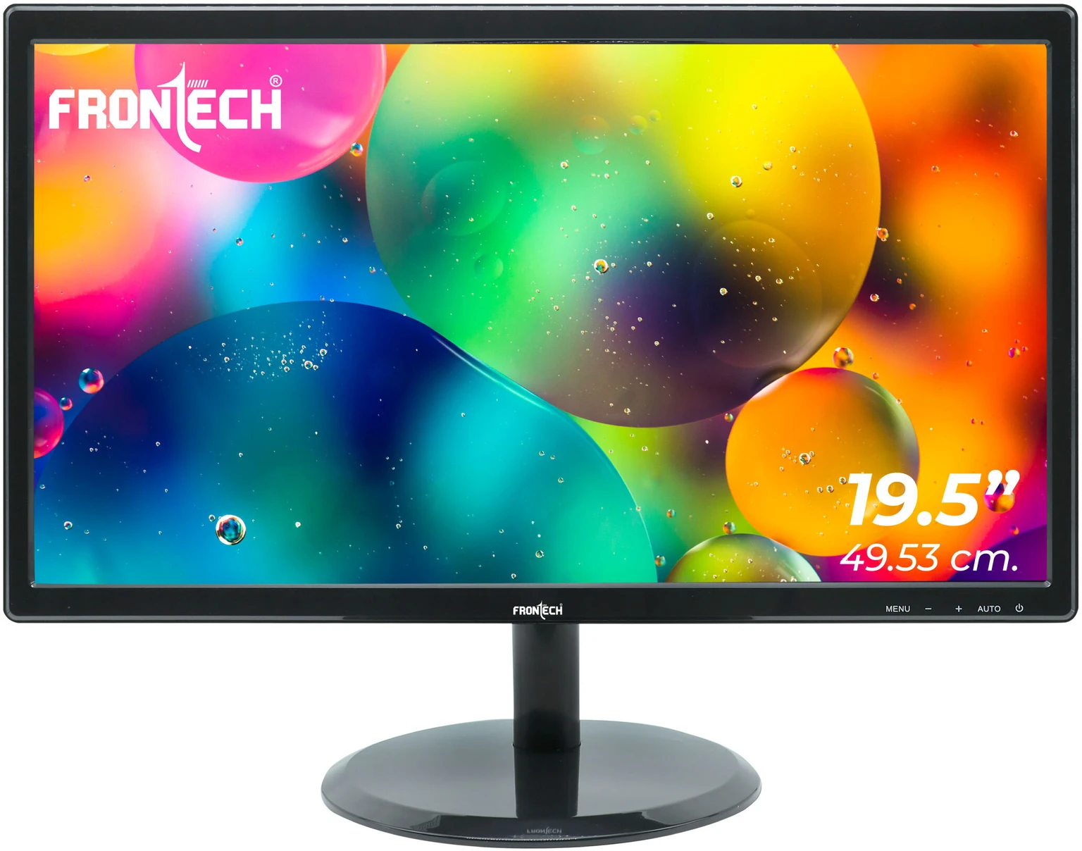 Frontech - 50.8 cm (20 inch) Full HD LED Backlit TN Panel Monitor (MON-0055) (Adaptive Sync, Response Time: 3 ms, 75 Hz Refresh Rate)