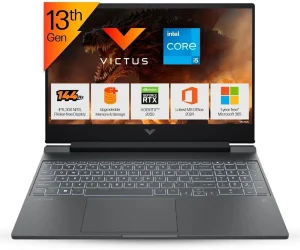 HP Victus Intel Core i5 13th Gen 13420H - (16 GB/512 GB SSD/Windows 11 Home/4 GB Graphics/NVIDIA GeForce RTX 2050/144 Hz) 15-fa2703TX Gaming Laptop (15.6 Inch, Mica Silver, 2.29 Kg, With MS Office)