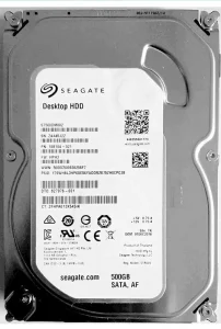 Seagate 500GB hard disk, Storage Capacity: Greater Than 500 GB, Model Name/Number: ST500DM002