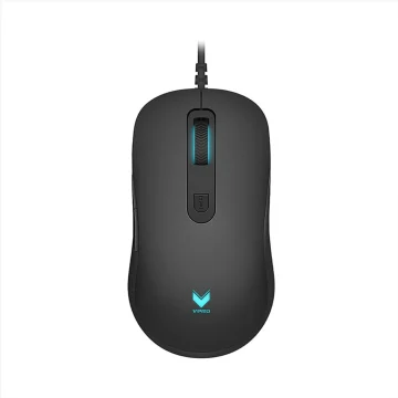 RAPOO V16 Wired Ambidextrous Optical Gaming Mouse (USB 2.0, Black)